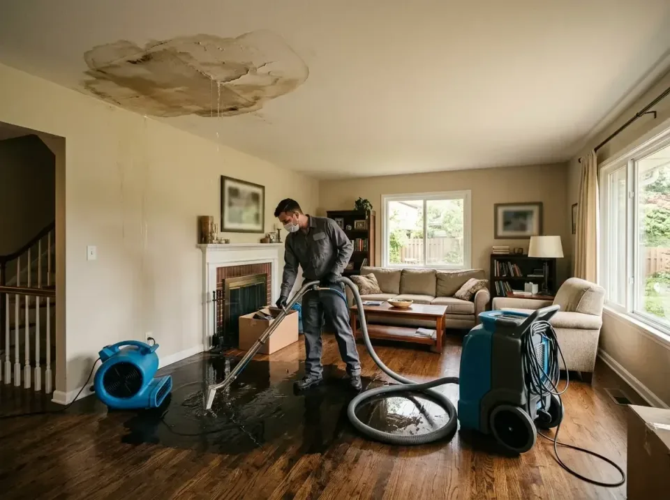 attic-pipe-burst-ceiling-drip-008 — frequently asked questions, Water Damage Restoration & Carpet Care in Three Points, AZ